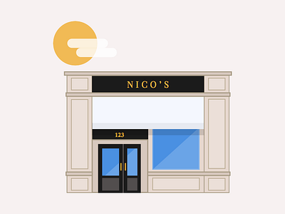 Nico's icon illustration nicos onboarding restaurant
