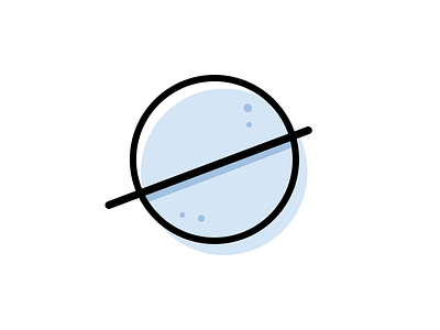 The Product Designer's Guide to the Galaxy icon illustration planet space