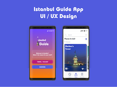 Travel Guide App Design