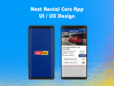 Rental Cars App Design