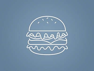 Hamburger Icon Design burger design icon line icon ui design user interface