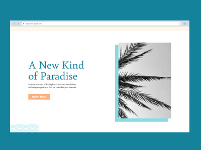 Dreaming of a Vacation branding design graphic design minimal typography ui user interface ux web website