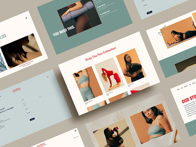 GoodDays Activewear Web Design + Visual Brand Identity activewear branding clean clean design design graphic design minimal modern organic squarespace typography ui ux web web development webdesign website workout website