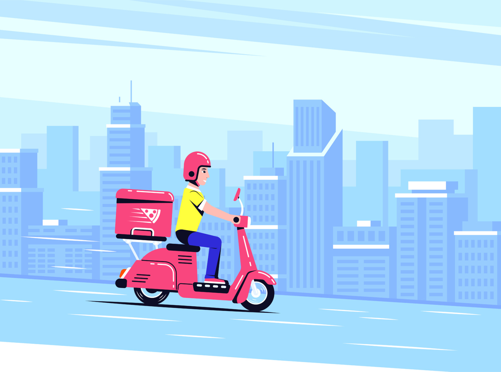 Scooter job by Dzianis Rakhuba on Dribbble