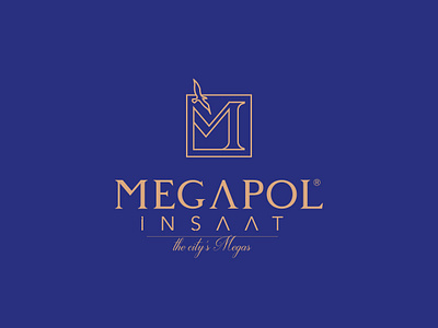 Megapol / Logo Design bird brand build building construction icon letter logo logo design logotype m okey tick