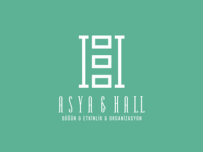 Asya Hall / Logo Design brand h icon letter logo logo design logotype marriage way wedding