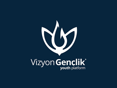 Vizyon Gençlik / Logo Design association brand fellowship flower fraternity g icon letter logo logo design logotype society tulip union v
