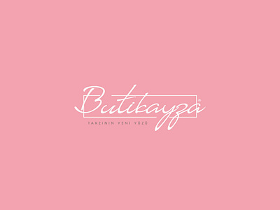 Butik Ayza / Logo Design boutique brand icon logo logo design logotype pink purchase shopper shopping