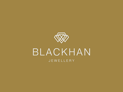 Blackhan / Logo Design brand brown diamond glass cutter icon jewellery logo logo design logotype rock