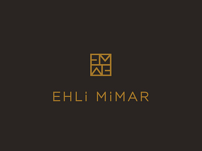 Ehli Mimar / Logo Design architect brand builder decorator designer e icon interior designer letter logo logo design logotype m surveyor