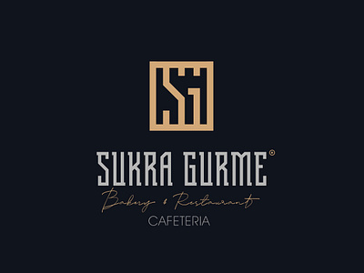 Sukra Gurme / Logo Design brand dish eat eating food g gourmet icon logo logo design logotype restauran s scoff