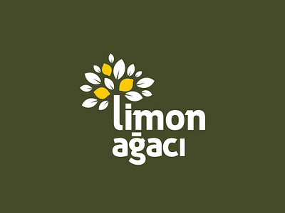Limon Ağacı / Logo Design blade blossom brand flower foliage icon leaf lemon lime logo logo design logotype petal sheet smallpox
