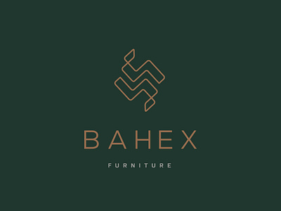 Bahex / Logo Design armchair b brand chair couch furniture icon logo logo design logotype seat sofa