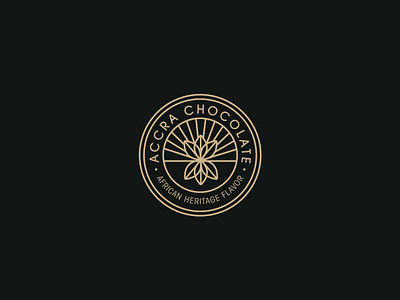 Accra Chocolate / Logo Design bean brand candy chocolate cocoa company icon kernel logo logo design logotype nucleus pit seed stone