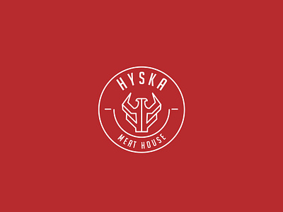 Hyska Meat / Logo Design beef brand bull bulls eagle flesh icon logo logo design logotype meat ox pulp red steakhouse taurine taurus