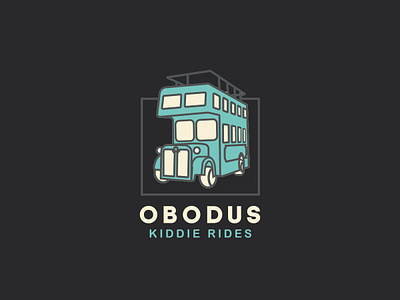 Odobus / Logo Design brand bus car company icon kiddie letter lettering logo logo design logotype o rides