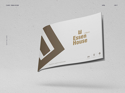 Essen House Catalogue brand and identity branding branding design bussines card corporate branding corporate business card corporate identity design envelope design furniture idenity letterhead logo logo design typography visual design