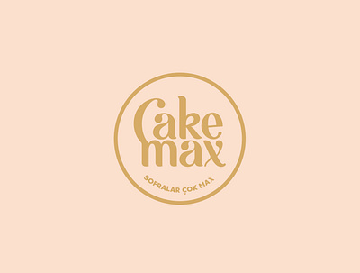 Cake Max Logo Design brand branding branding agency cake design system food illustration logo animation logos logotype max rebrand type