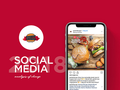 Packet Burger Sosyal Medya Tasarımı advertising burger design facebook instagram linkedin media medya packet sosyal tasarım turkey twitter