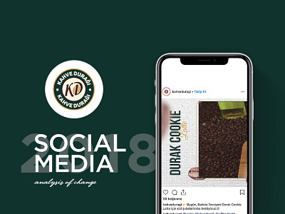 Kahve Durağı Sosyal Medya Tasarımı advertising design durağı facebook instagram kahve linkedin media medya sosyal tasarım turkey twitter