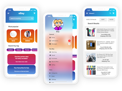 eBay App Redesign Concept