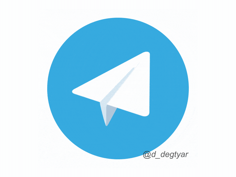 telegram 3d logo