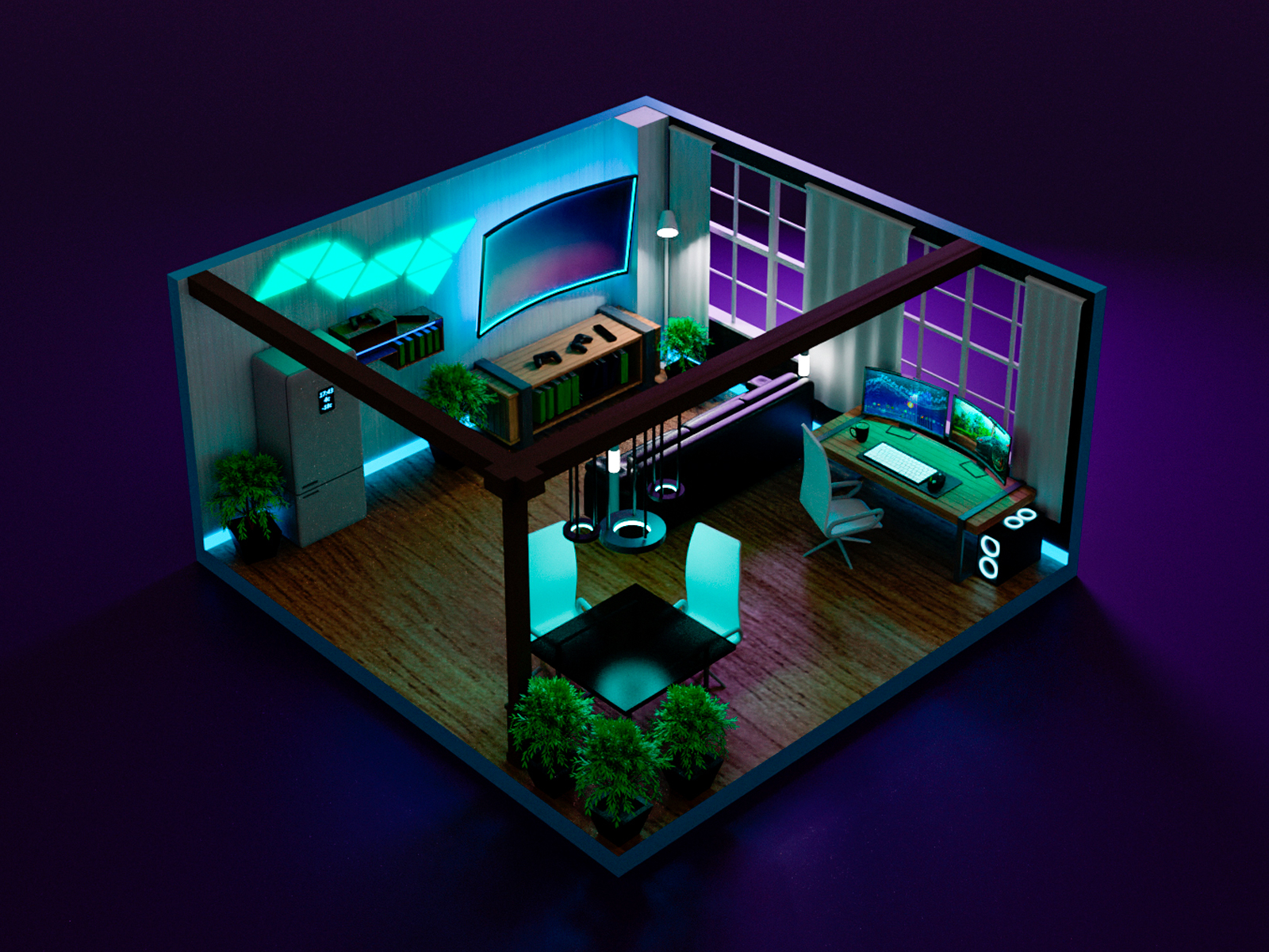 Dream Room 3D 2021 By Airflow Design On Dribbble   Proektaa 4x 