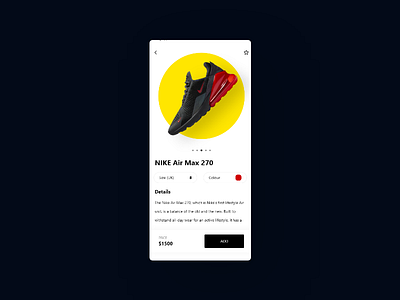 Shopping App Page. app daily 100 challenge dailyui design flat illustration ui ui ux ui design uidesign uiux user experience user interface ux uxdesign