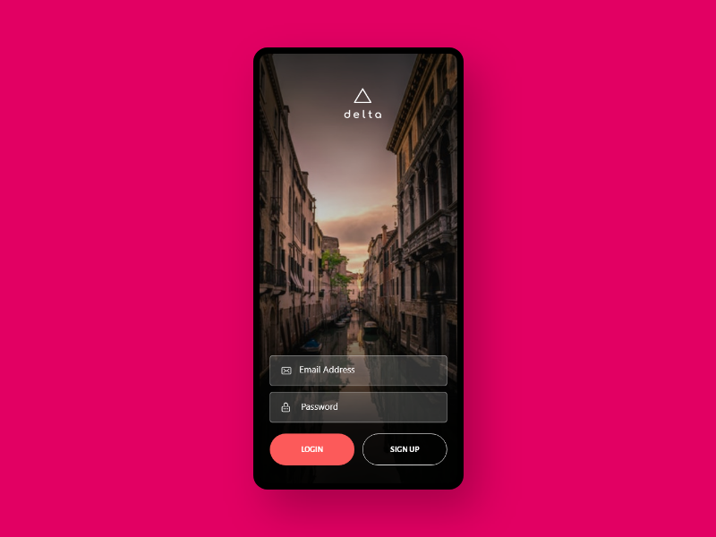 App Login Page flat app uxdesign dailyui ui ux user experience user interface uiux uidesign ui design daily 100 challenge design ux ui