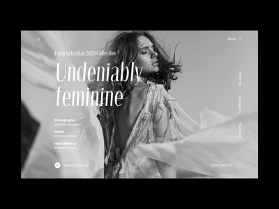 Wedding online magazine clean editorial editorial design fashion magazine minimal typography ui ux web design web site wedding