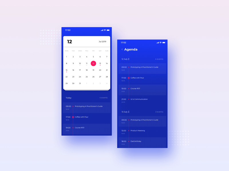 Ui Calendar by Wireflow on Dribbble