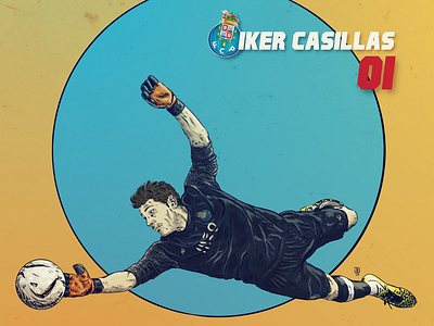 Iker Casillas illustration ipadart sportsillustration