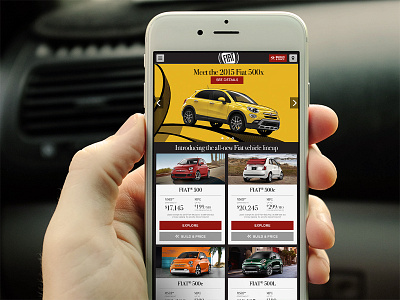 fiat • mobile website