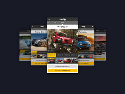 jeep • mobile ui