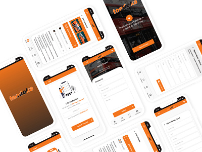 Online Bus Services app design icon interactive design ios minimal mobile typography ui ux