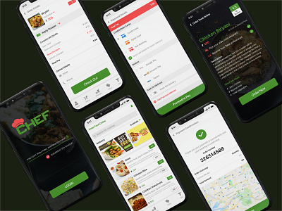 Online Restaurant Services android app design app app design design food app interactive design ios ios app design minimal mobile online marketing product design restaurant typography ui ux web