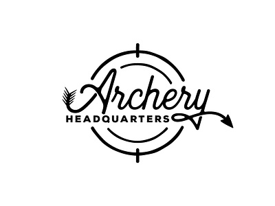 Archery HQ archery branding design illustrator logo logotype mark symbol typography vector