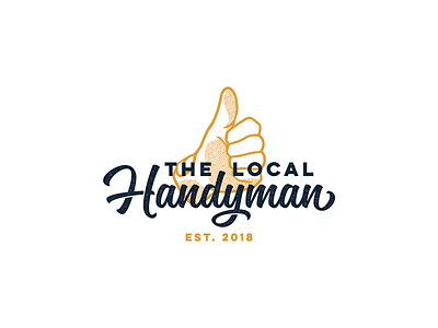 The Local Handyman branding design illustration illustrator logo logo design logotype mark symbol typography vector