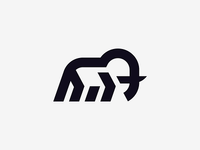 Minimal Elephant animal animal logo branding design elephant icon logo mark symbol