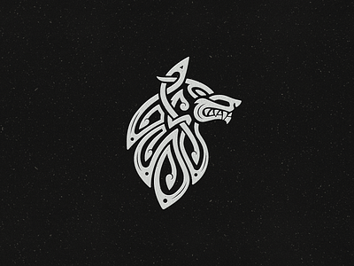Norse Wolf branding design logo logotype mark nordic norse symbol vector wolf