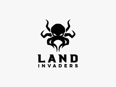 Land Invaders animal animal logo branding design illustrator logo logotype mark symbol vector