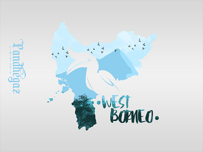 West Borneo art borneo design dual impact firewatch illustration pandhegaz photoshop vector west borneo