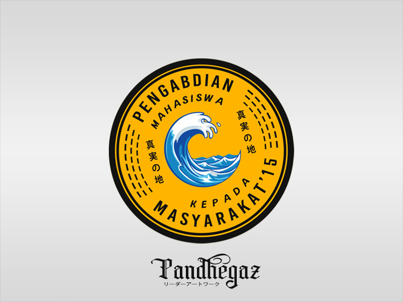 Paloh good logo cool logo vibe wave borneo pandhegaz art vector illustration design