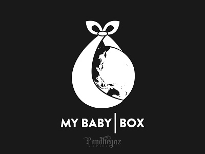 My Baby Box background care child concept cute design diaper earth environment graphic icon illustration infant kid negative space logo pandhegaz symbol vector white world