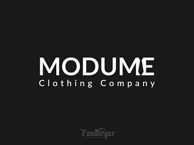 Modume business cloth clothes clothing design dress element fashion icon illustration logo negative space logo pandhegaz sale shop sign store style symbol vector