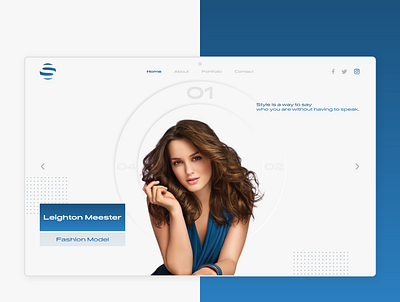 Fashion Model - Hero Section Design Concept clean clean design clean ui design fashion fashion brand fashion design gradient minimal model modern neumorphism trending trending ui typography ui design uiux web webdesign website