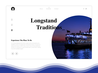 Longstand Traditions - Hero Section Design branding branding design clean clean ui design landingpage logo logodesign minimal modern trending typography typography design uidesign uiux uxdesign web webdesign webdesigning website