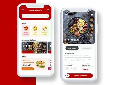 MoodFood App - Buy and Learn the Great Recipes