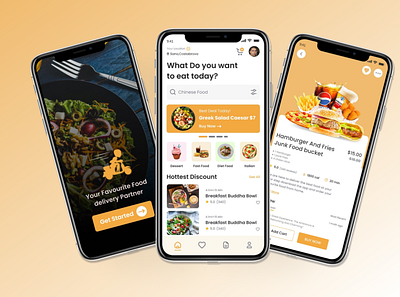 Food Delivery App app design app ui figma food food delivery app mobile app ui user interface