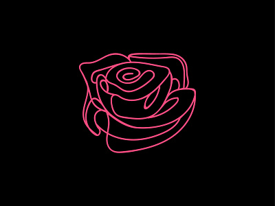 Line Roses branding design flower flower illustration flower logo graphic design illustration illustrator line art logo minimalist logo rose vector